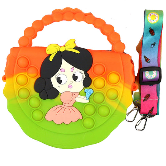 2Pack Girl Mini Silicone Pop Shoulder Bag