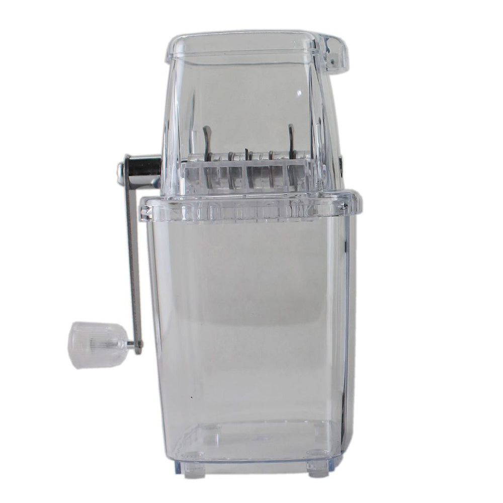 Manual Cranked Operated Ice Crusher Shaver Portable Ice Breaker