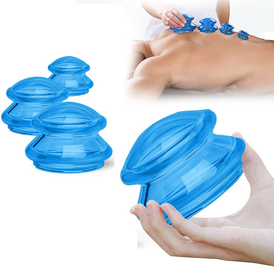 4Pcs Facial and Body Edge Cupping Therapy Set