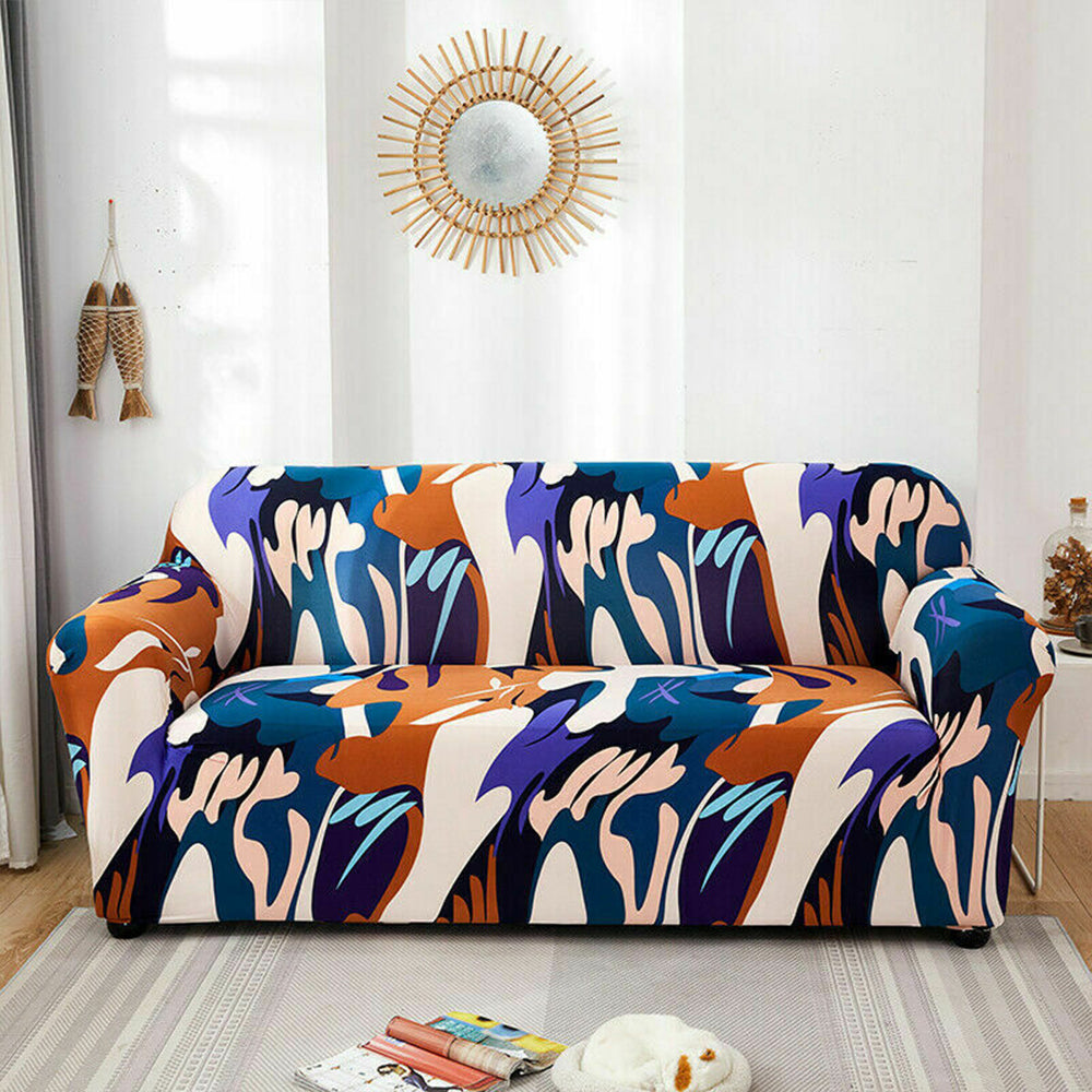 Printed Pattern Sofa Cover Soft Stretch Sofa Cover