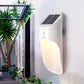 Water Resistant Solar Motion Sensor Lights Wall Mounted Lamp