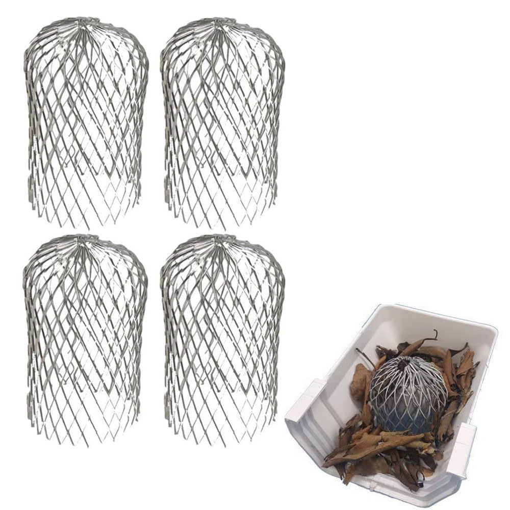 4-Pack Gutter Guard 3 Inch Expand Alloy Filter Strainer Leaves Stopper