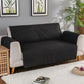 Quilted Sofa Cover-Black