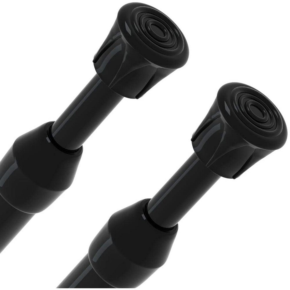 Adjustable Cupboard Tension Rods-Black