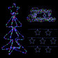 Solar Rope String Lights-Multi Colour