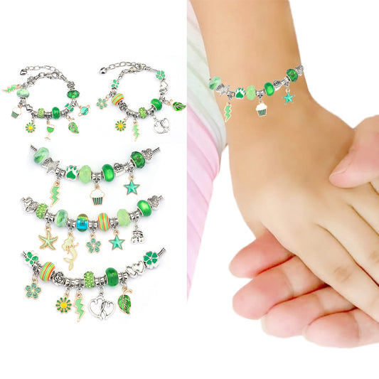 63Pcs Christmas DIY Bracelet Making Kit Pendant Bracelet Ornaments