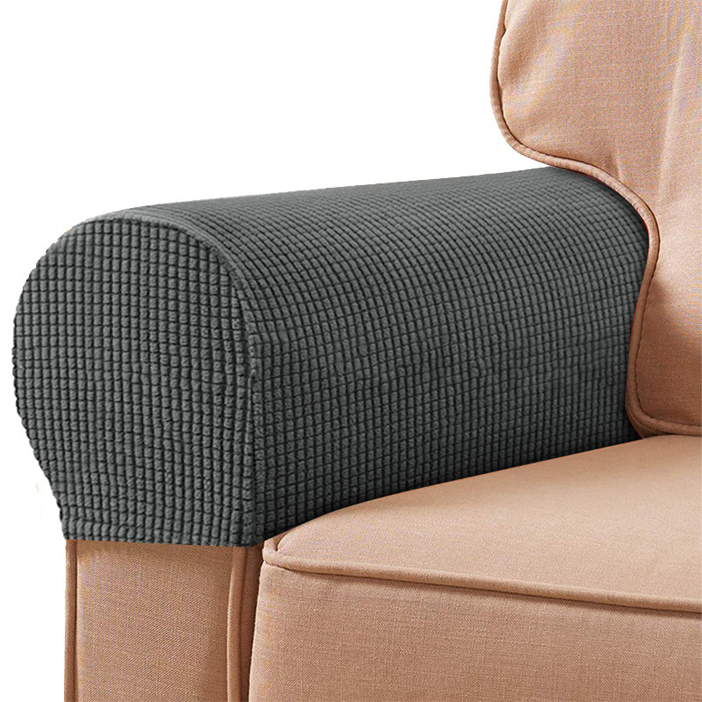 2Pcs Removable Sofa Armrest Covers Stretch Couch Arm Cover