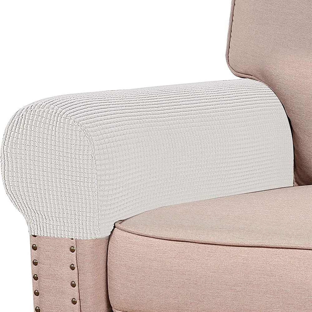 2Pcs Removable Sofa Armrest Covers Stretch Couch Arm Cover