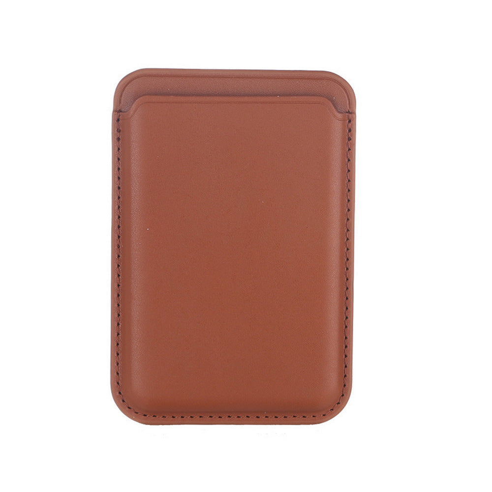 PU Leather Card Holder Mobile Phone Wallet Card Pouch for MagSafe