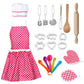 Kids Baking Play Toys Set Cooking Set Chef Costume Kit
