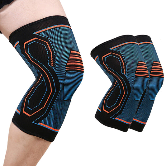 2Pcs Knitted Knee Support Sleeve Leg Brace for Gym Sports Running