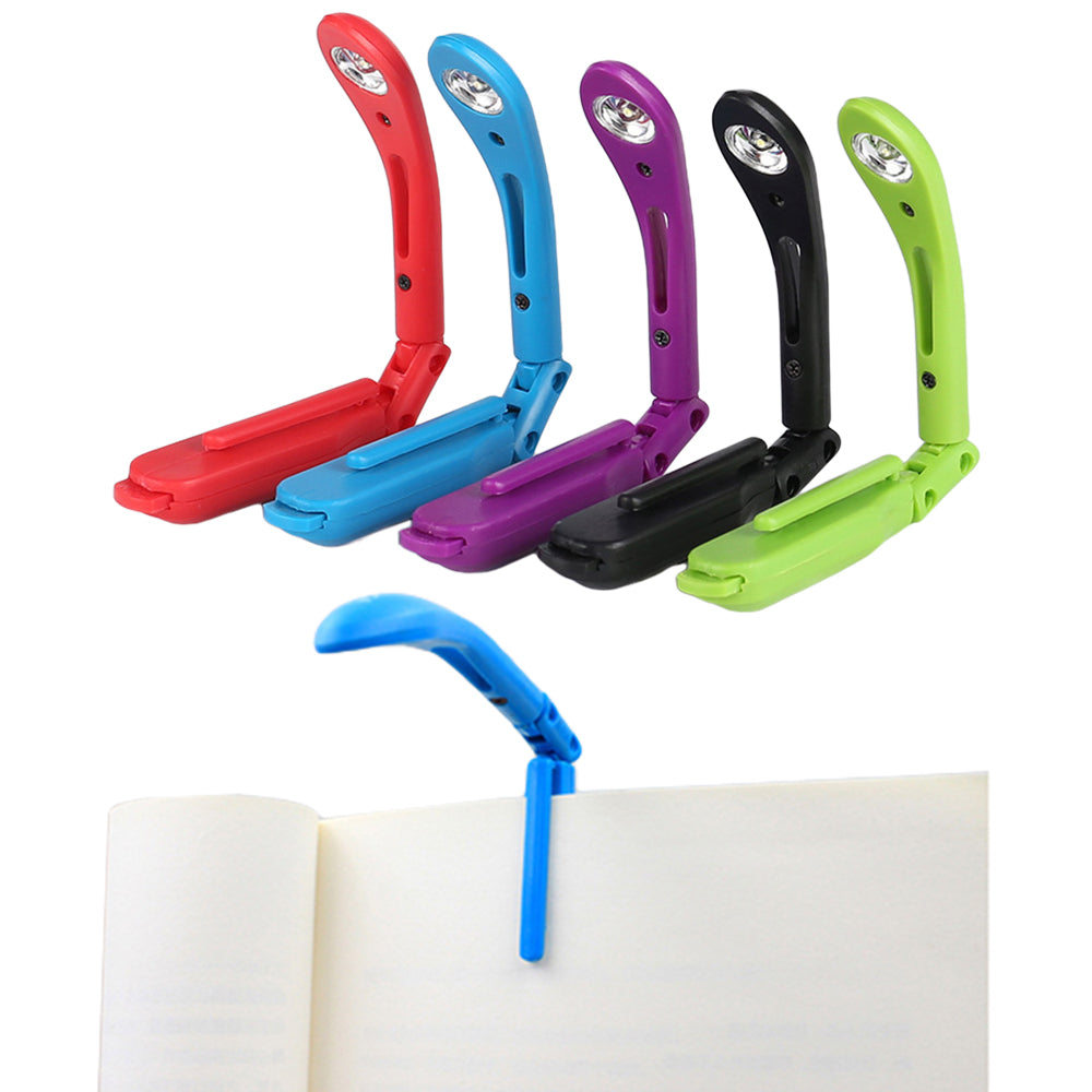 2Pcs LED Reading Light Clip-On Book Lamp Adjust Angle Laptop Reading Lamp