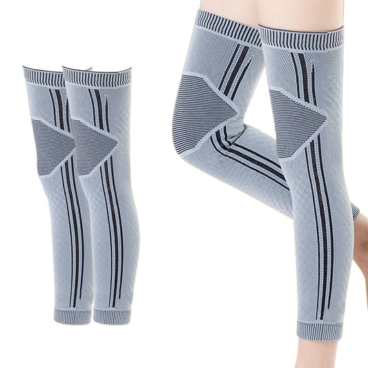Double Side Self Heating Extended Knee Pads Knee Sleeve Leg Support Brace
