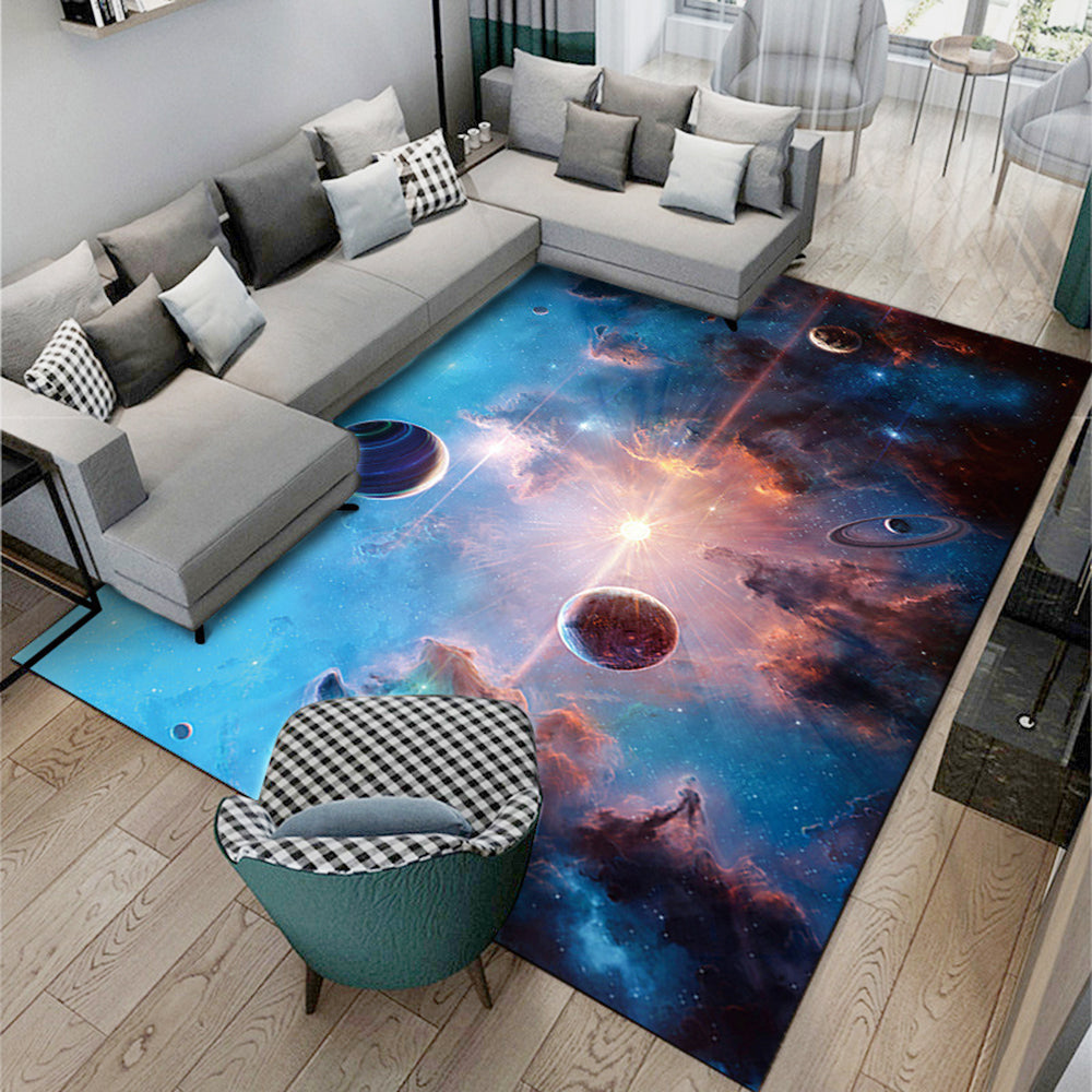 Planet Printed Floor Mat