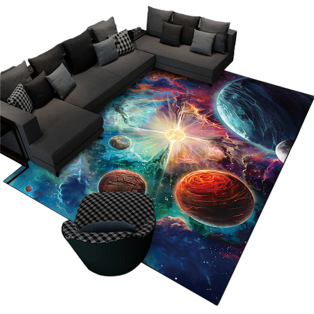 Planet Printed Floor Mat