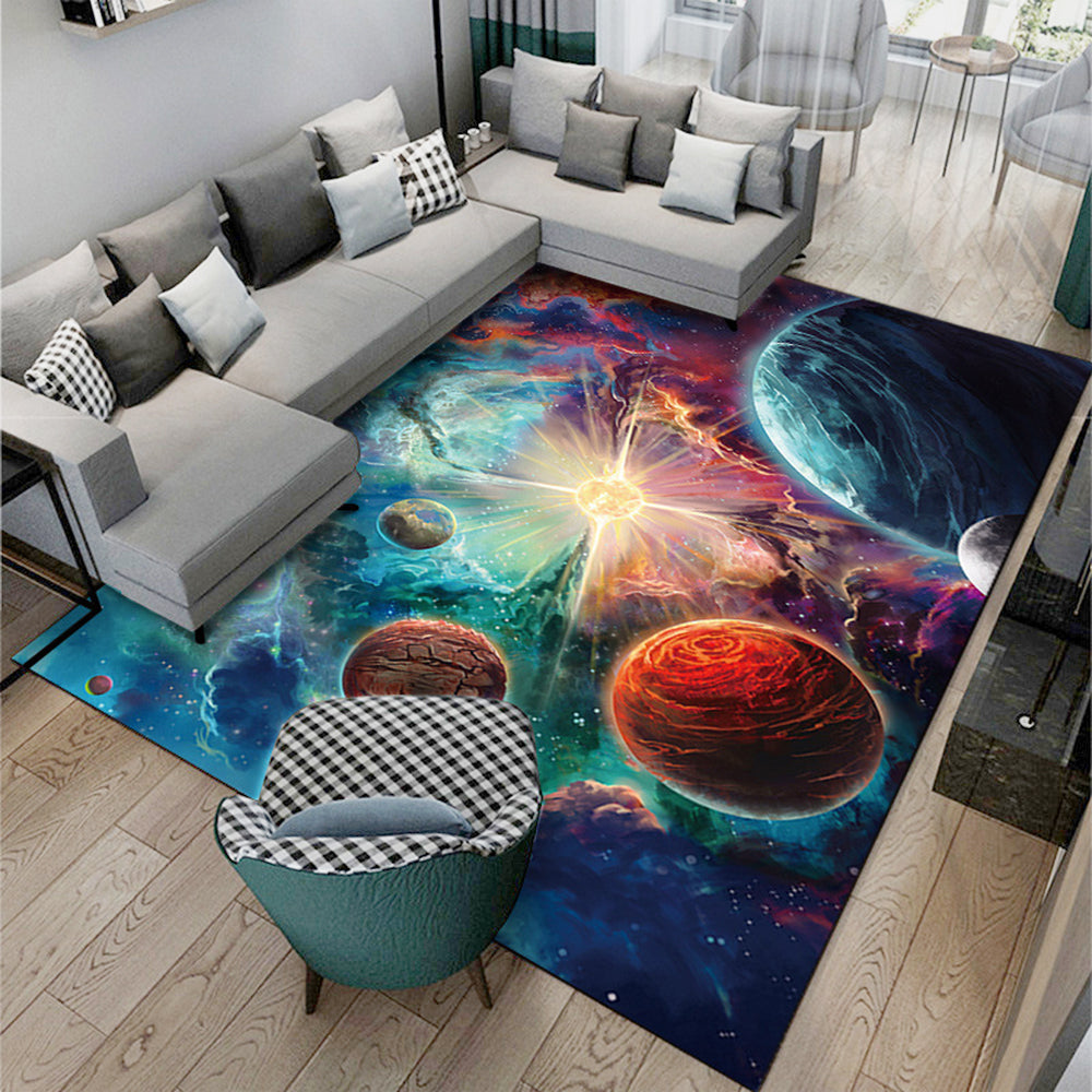 Planet Printed Floor Mat