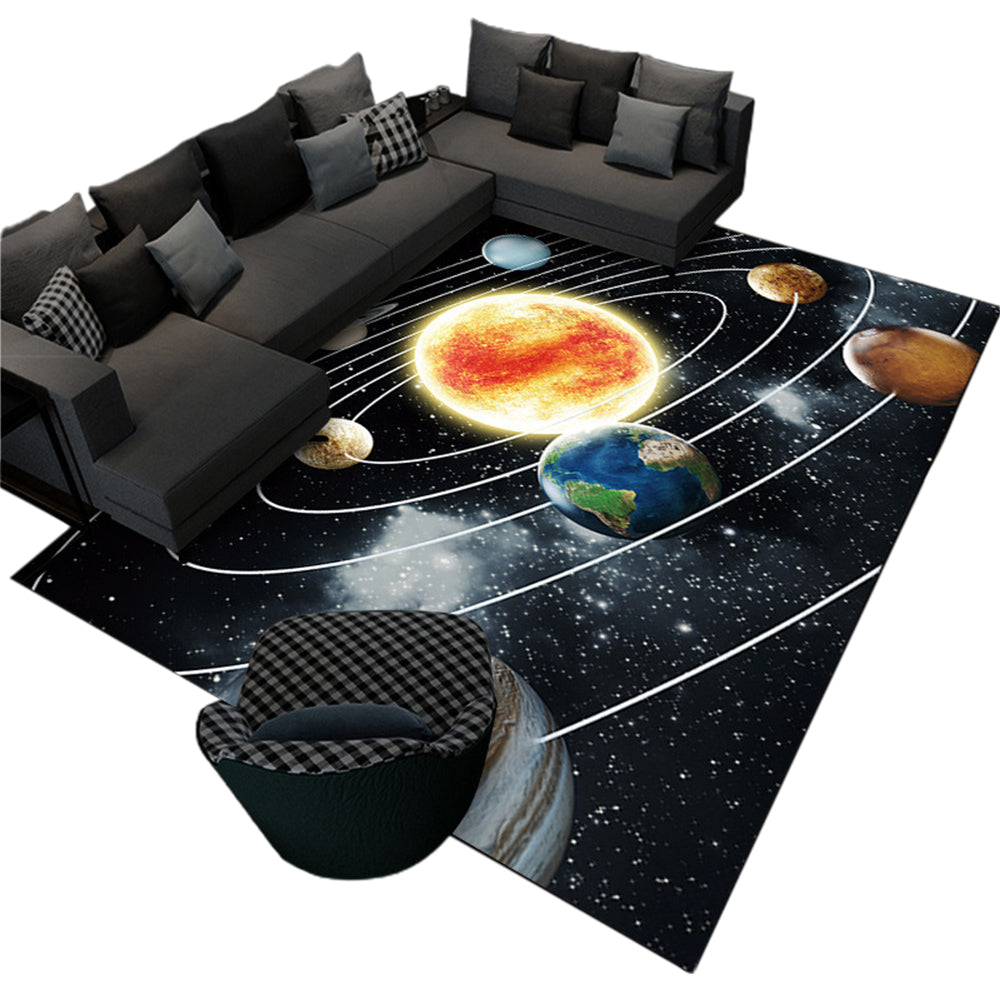 Planet Printed Floor Mat