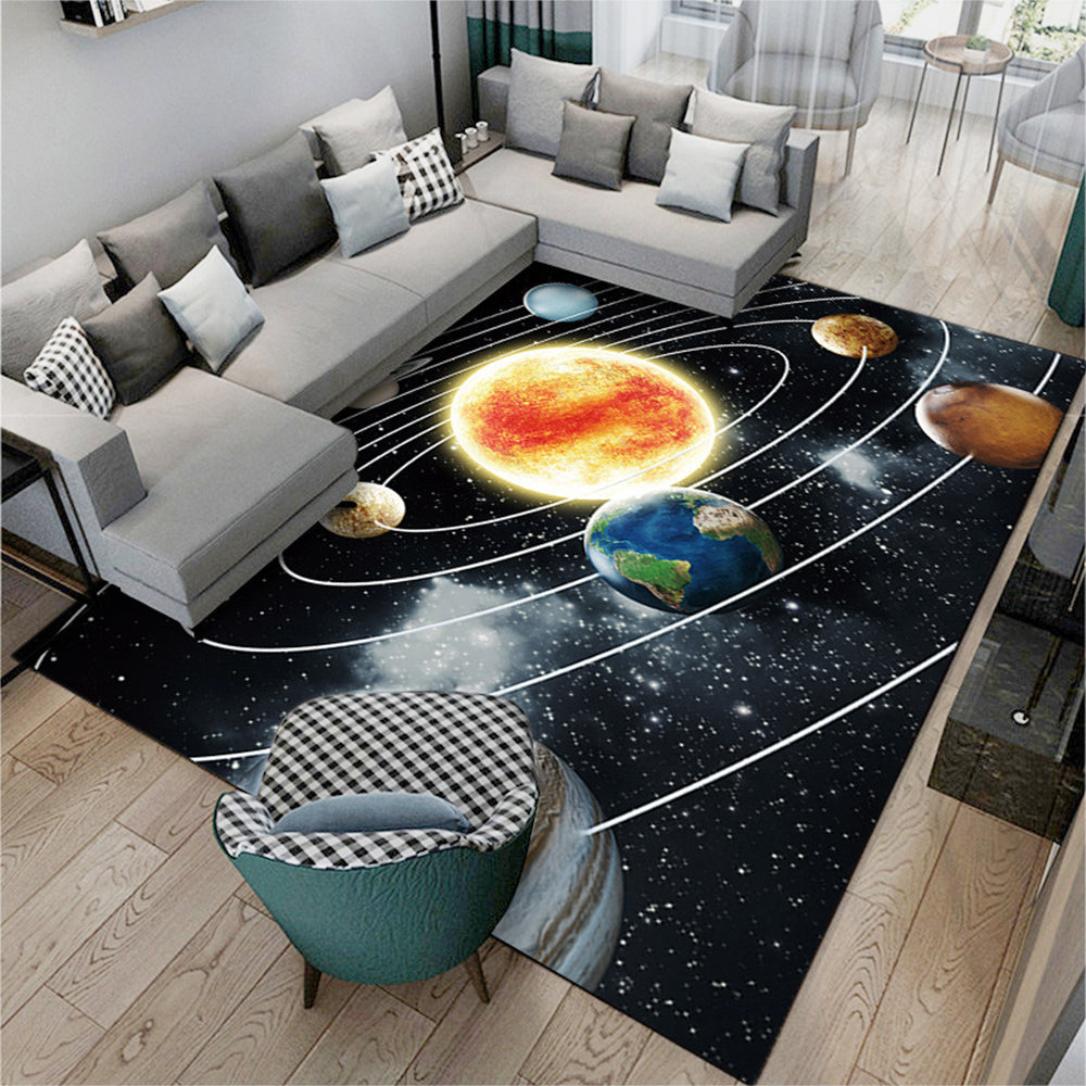 Planet Printed Floor Mat