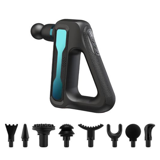 LCD Display Muscle Massage Gun Muscle Relaxing Massager with 8 Massager Heads