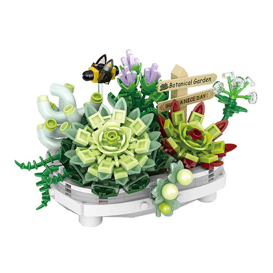 Bonsai Flowers Building Blocks Toys Set Bricks Toys Home Decor