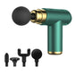 Mini Portable Muscle Massager Gun Muscle Relaxing Massager with 4 Massage Heads