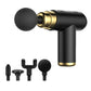 Mini Portable Muscle Massager Gun Muscle Relaxing Massager with 4 Massage Heads