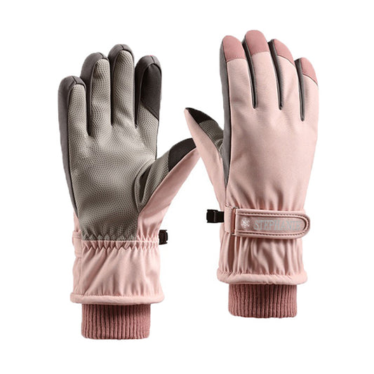 Women Snow Gloves Ski Gloves Thermal Touch Screen Gloves