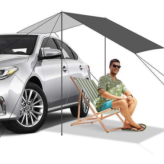 Car Canopy Sun Shade-Black