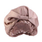 Women Satin Sleeping Cap Wrap Hair Bonnet Turban Elastic Headwear