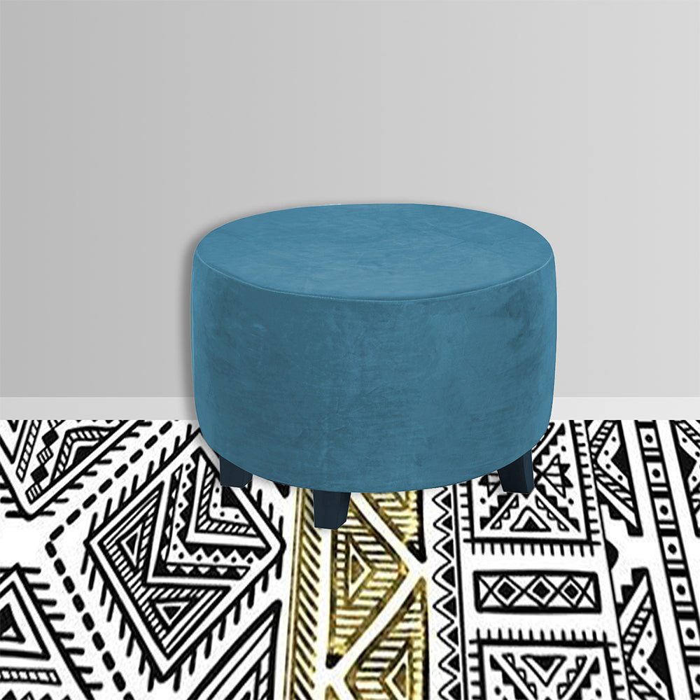 Stretch Round Ottoman Footrest Cover