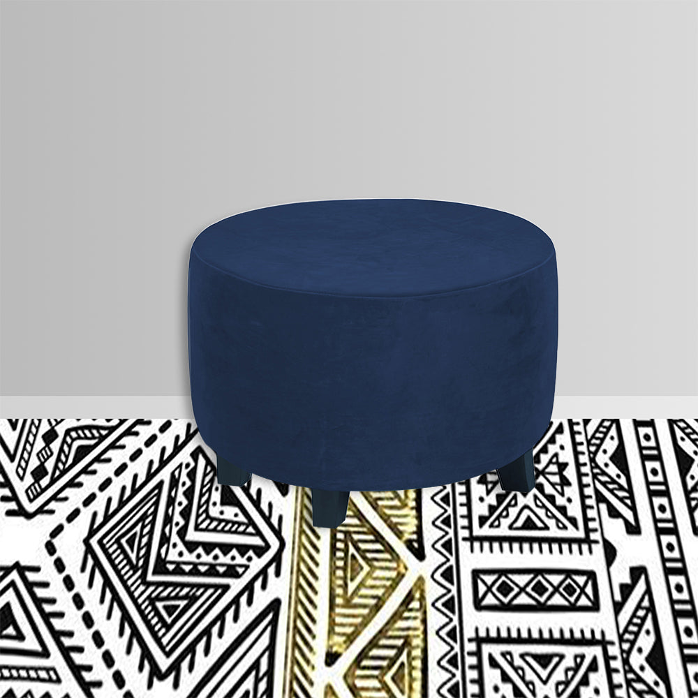 Stretch Round Ottoman Footrest Cover