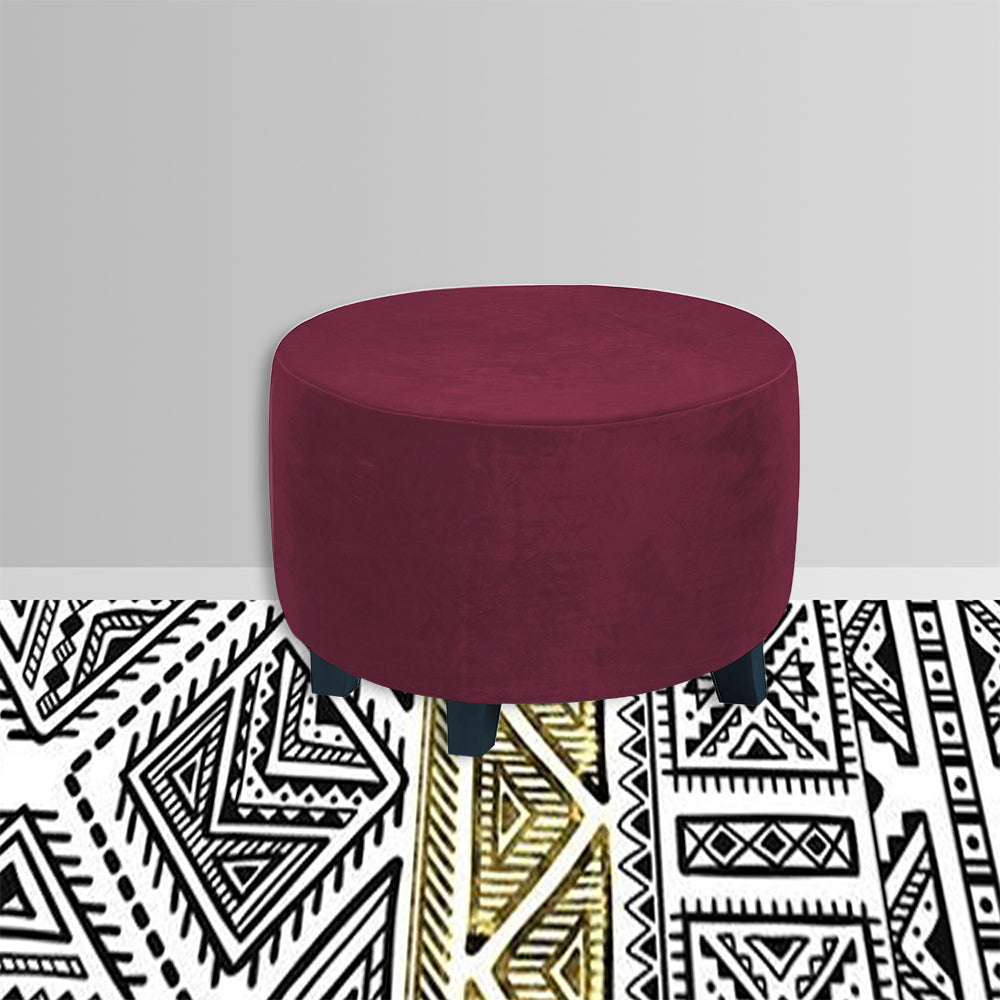 Stretch Round Ottoman Footrest Cover