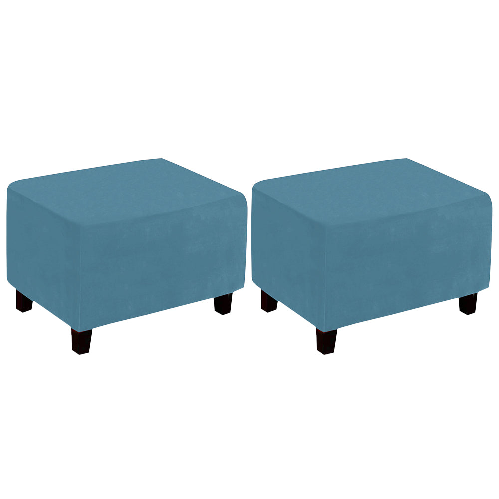 Stretch Rectangular Ottoman Stool Cushion Cover