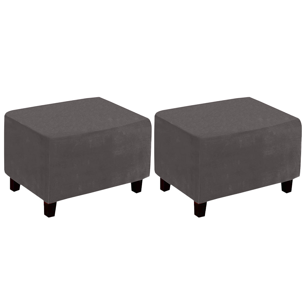 Stretch Rectangular Ottoman Stool Cushion Cover