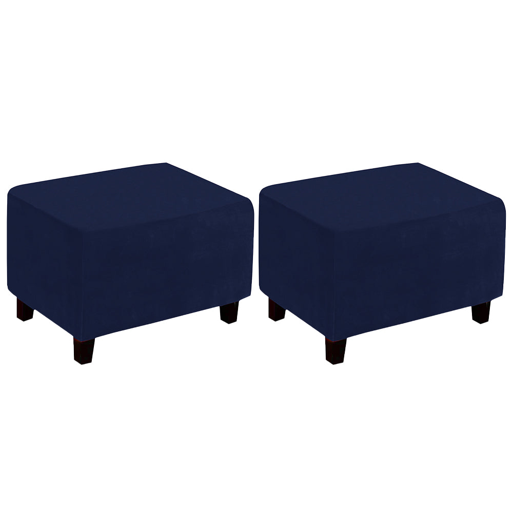 Stretch Rectangular Ottoman Stool Cushion Cover