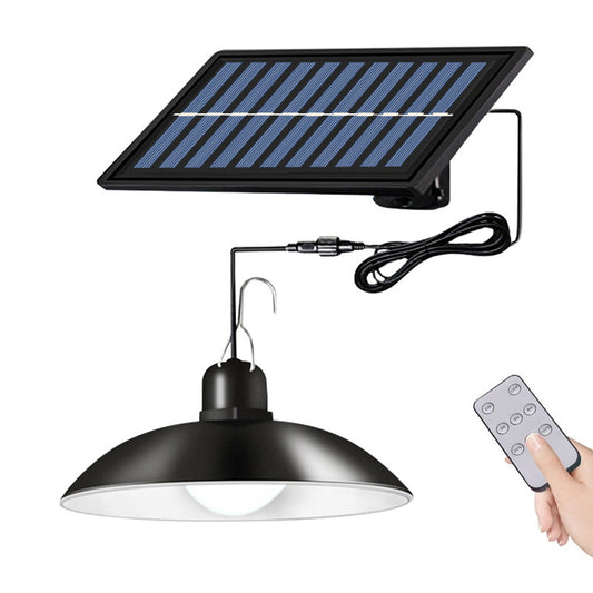 Solar Lights Outdoor Indoor Solar Powered Hanging Lights with Remote Control