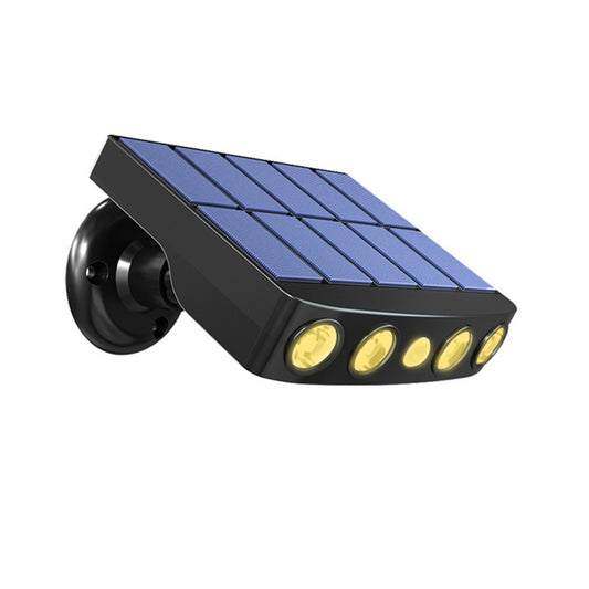 Motion Sensor Solar Lights Wall Lamp Garden Yard Light Outdoor Decor-Black