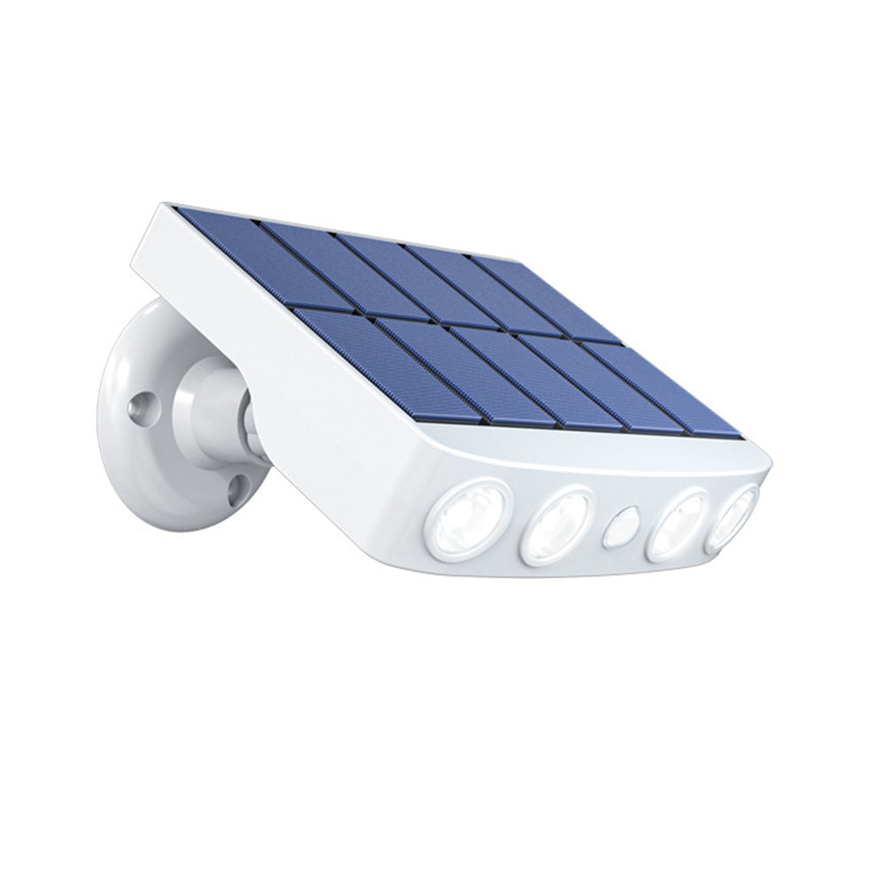 Motion Sensor Solar Lights Wall Lamp Garden Yard Light Outdoor Decor-White