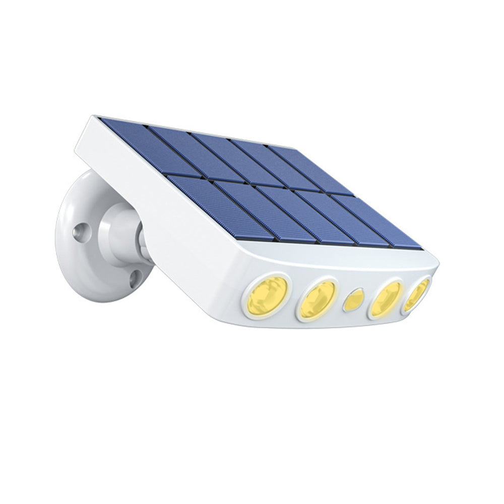 Motion Sensor Solar Lights Wall Lamp Garden Yard Light Outdoor Decor-White