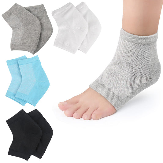 Pair of Gel Foot Heel Moisturizing Socks Open Toe Socks Gel Spa Sock Sleeves