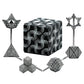 3D Magic Cube Puzzle Shape Shifting Box Magnetic Fidget Toy-Black and white pattern
