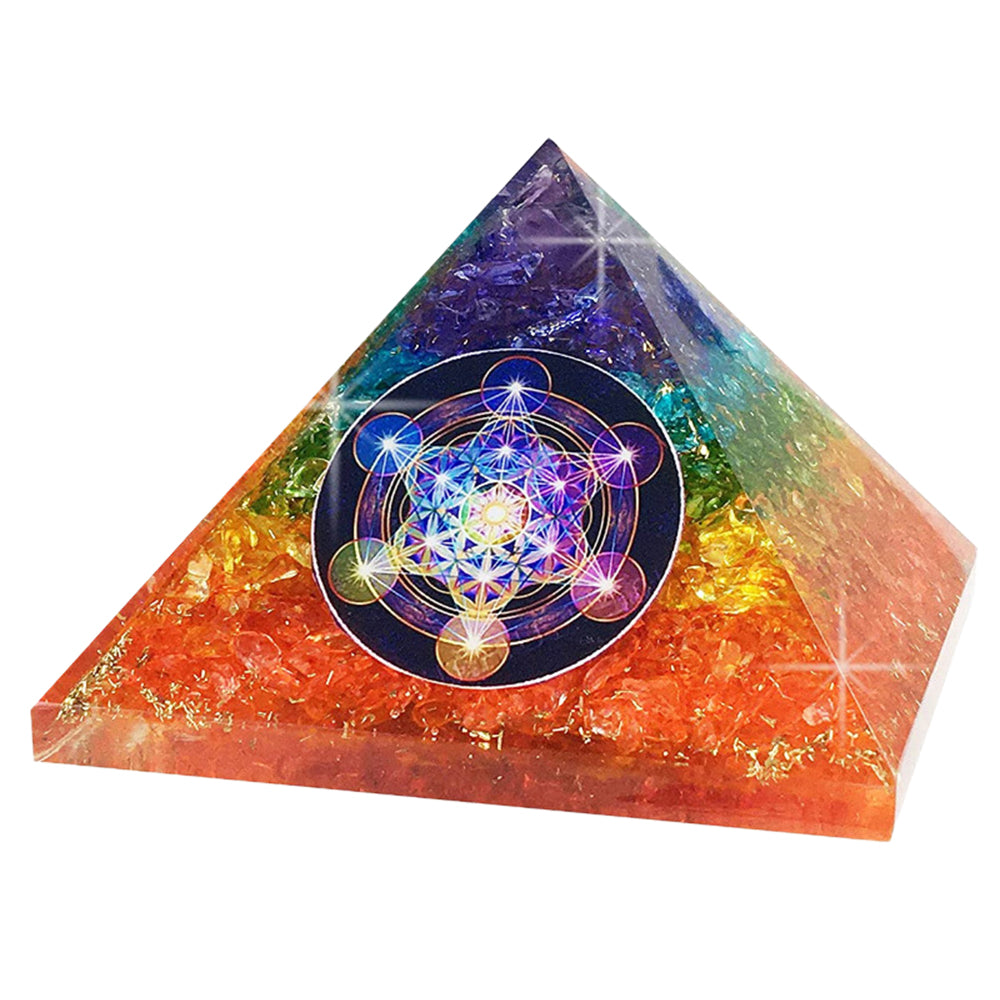 Orgonite Pyramid Chakra Energy Stone Orgone Pyramids Positive Energy Healing