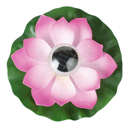 Floating Solar Lotus Flower Light Pond Pool Lamp Garden Landscape Light