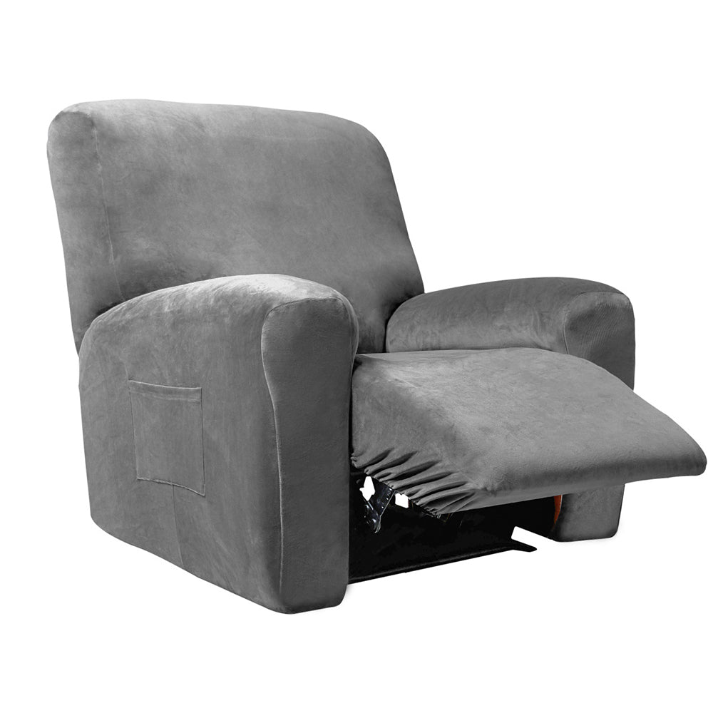 Stretch Recliner Chair Cover Split Sofa Dust Cover-Dark Grey