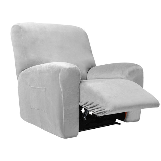 Stretch Recliner Chair Cover Split Sofa Dust Cover-Light Grey