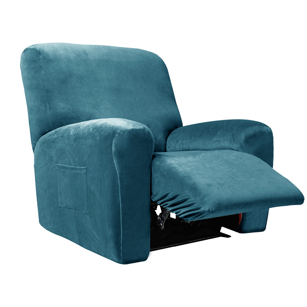 Stretch Recliner Chair Cover Split Sofa Dust Cover-Blue