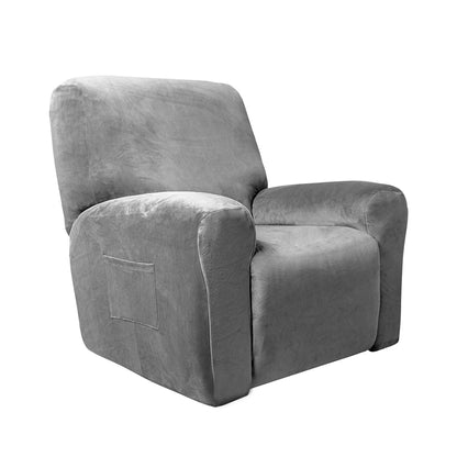 Stretch Recliner Chair Cover Split Sofa Dust Cover-Dark Grey