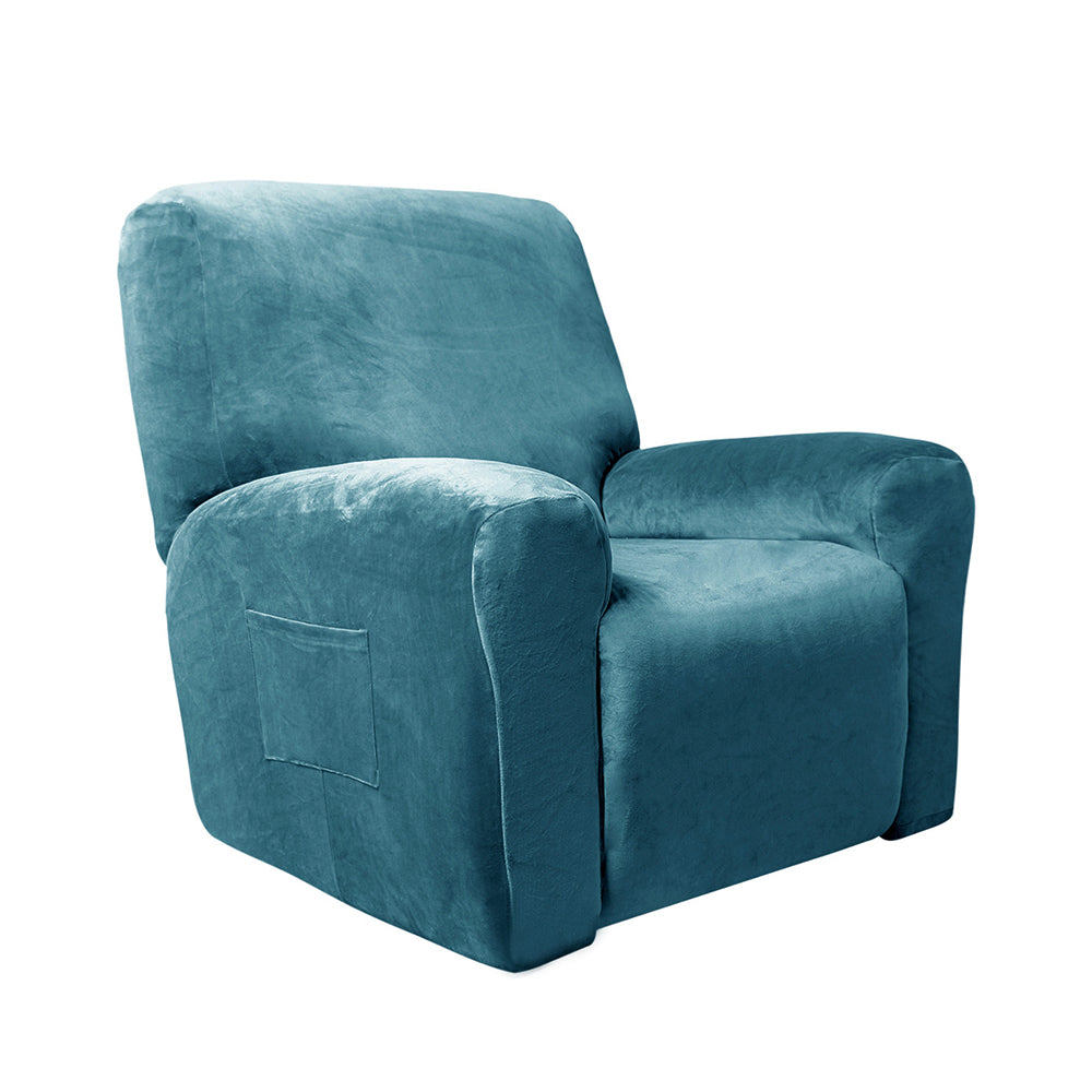 Stretch Recliner Chair Cover Split Sofa Dust Cover-Blue