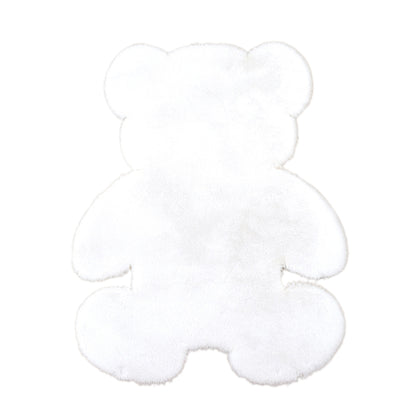 Bear Shaped Doormat-White