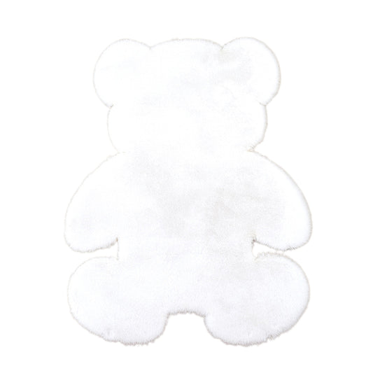 Bear Shaped Doormat-White